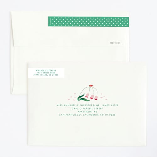 This is a jade kids birthday invitations with standard by Eve Schultz called number one bug printing on signature in standard