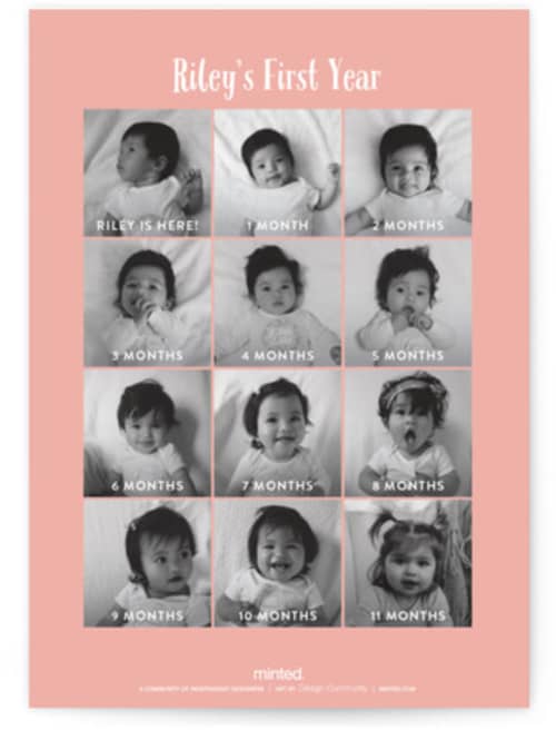 This is a peach kids birthday invitations with standard by Karidy Walker called autumn pumpkin printing on signature in standard