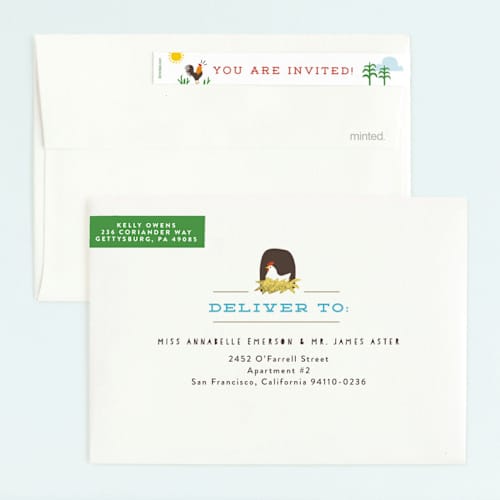 This is a barn kids birthday invitations with standard by Jennifer Wick called big red barn printing on signature in standard