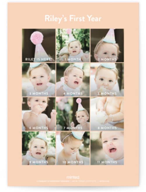 This is a seafoam kids birthday invitations with standard by Joanne James called simply one printing on signature in standard