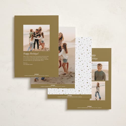 This is a eggnog photo christmas cards with standard by Erica Krystek called bountiful joy printing on recycled smooth signature in standard