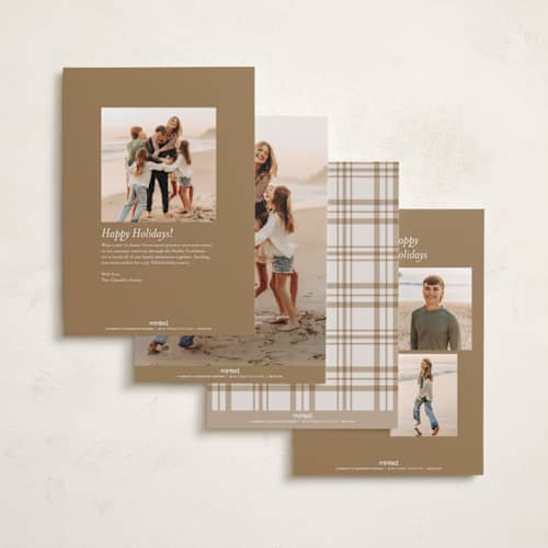 This is a sugar cookie photo christmas cards with standard by Everett Paper Goods called compose printing on recycled smooth signature in standard