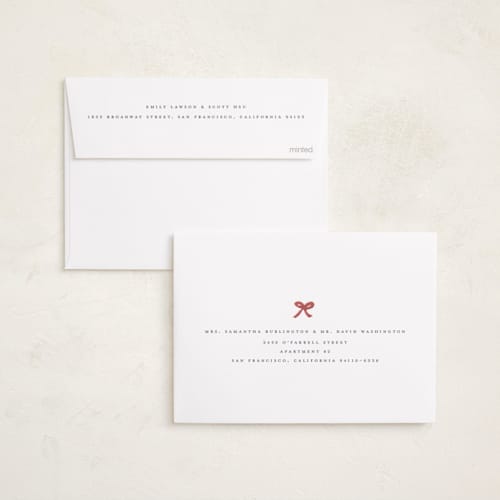 This is a halo photo christmas cards with standard by Teju Reval called floral border printing on recycled smooth signature in standard