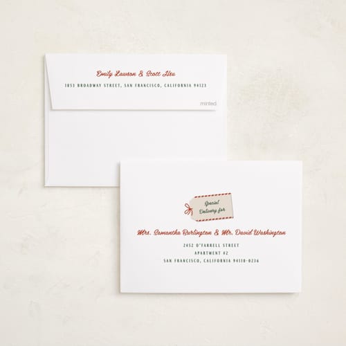 This is a evergreen photo christmas cards with standard by Sarah Curry called berkeley printing on recycled smooth signature in standard