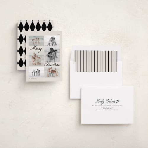 This is a cookie dough photo christmas cards with standard by Ashlee Townsend called the inbetween printing on recycled smooth signature in standard