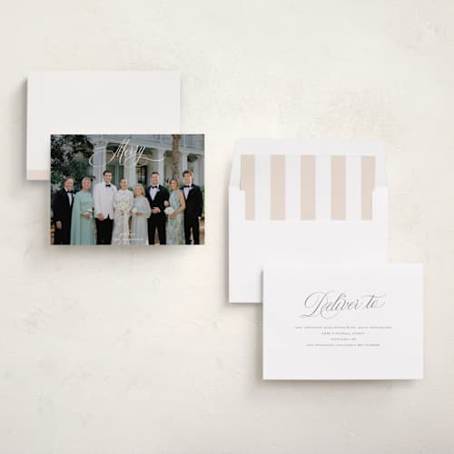 This is a snow photo christmas cards with standard by Sara Hicks Malone called timeless merry printing on recycled smooth signature in standard