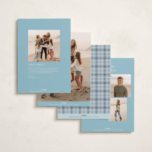 This is a sky photo christmas cards with standard by Pixel and Hank called all joy to the world printing on recycled smooth signature in standard