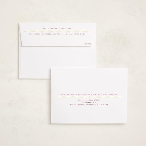 This is a candy cane photo christmas cards with standard by Jenna Holcomb called bold stripe printing on recycled smooth signature in standard