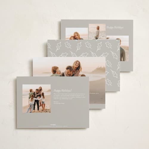 This is a starlight photo christmas cards with standard by Kelly Watkins called classical printing on recycled smooth signature in standard