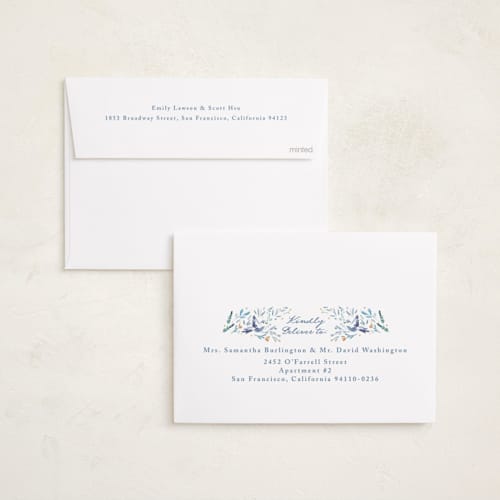 This is a blue spruce photo christmas cards with standard by Petra Kern called wonders of nature printing on recycled smooth signature in standard