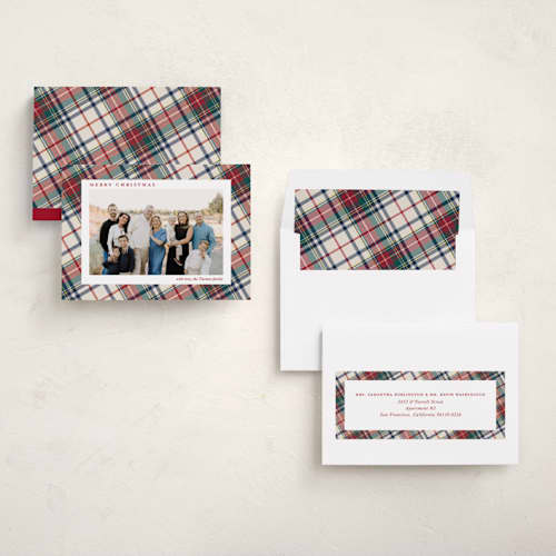 This is a berry photo christmas cards with standard by Yaling Hou Suzuki called heartwarming printing on recycled smooth signature in standard