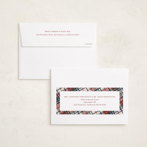 This is a berry photo christmas cards with standard by Yaling Hou Suzuki called heartwarming printing on recycled smooth signature in standard