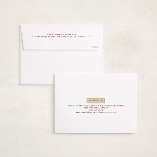 This is a mint photo christmas cards with standard by Ellen Schlegelmilch called retro polka printing on recycled smooth signature in standard