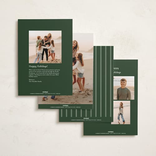This is a meadow photo christmas cards with standard by Sumak Studio called bouquet of wild flowers printing on recycled smooth signature in standard