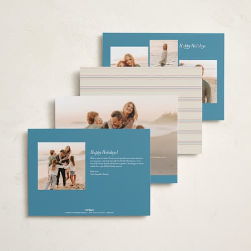 This is a ice photo christmas cards with standard by Erika Firm called saint moritz printing on recycled smooth signature in standard