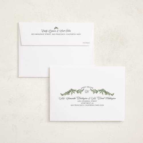 This is a pine photo christmas cards with standard by Susan Moyal called framed in holly printing on recycled smooth signature in standard
