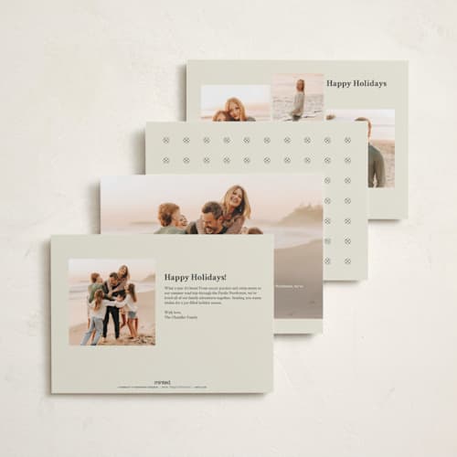 This is a natural photo christmas cards with standard by taylorVdesign called heaven + nature printing on recycled smooth signature in standard