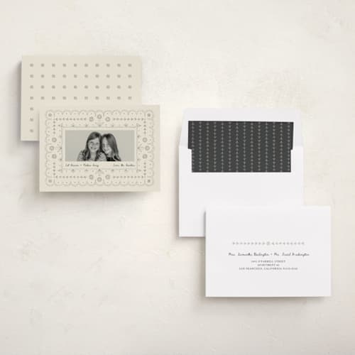 This is a natural photo christmas cards with standard by taylorVdesign called heaven + nature printing on recycled smooth signature in standard