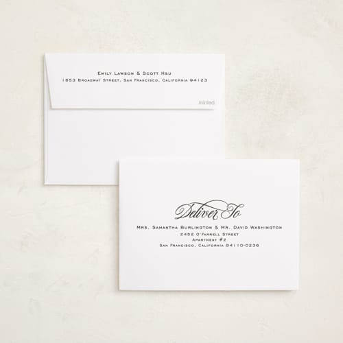 This is a eggnog photo christmas cards with standard by Creo Study called mod script printing on recycled smooth signature in standard