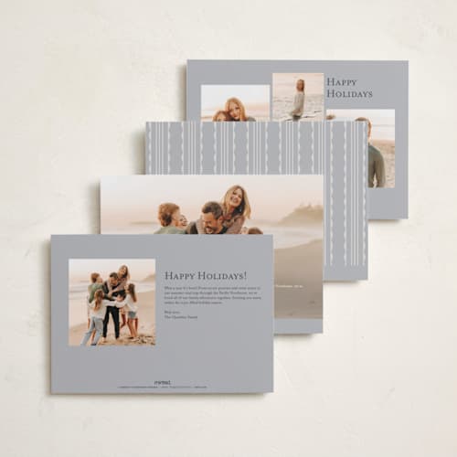 This is a frost photo christmas cards with standard by Kristie Kern called del mar printing on recycled smooth signature in standard