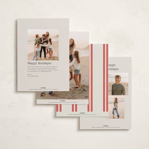 This is a marshmallow photo christmas cards with standard by Morgan Kendall called typed printing on recycled smooth signature in standard