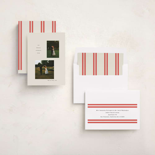 This is a marshmallow photo christmas cards with standard by Morgan Kendall called typed printing on recycled smooth signature in standard