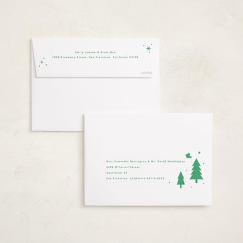 This is a elf shoes photo christmas cards with standard by Brandy Folse called bright greetings printing on recycled smooth signature in standard