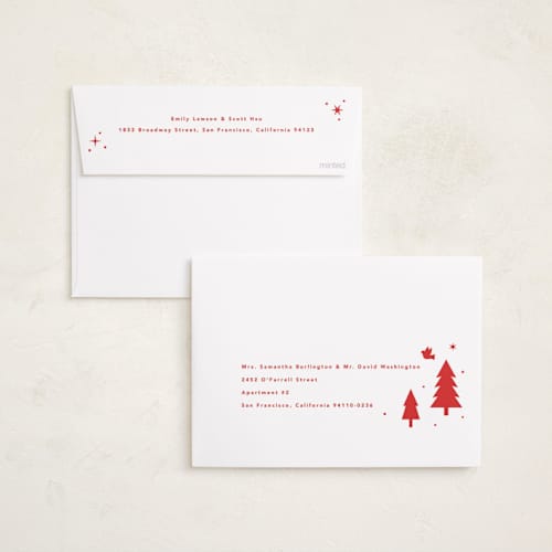 This is a stocking photo christmas cards with standard by Brandy Folse called bright greetings printing on recycled smooth signature in standard