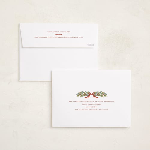 This is a eggnog photo christmas cards with standard by Leah Bisch called outlined printing on recycled smooth signature in standard