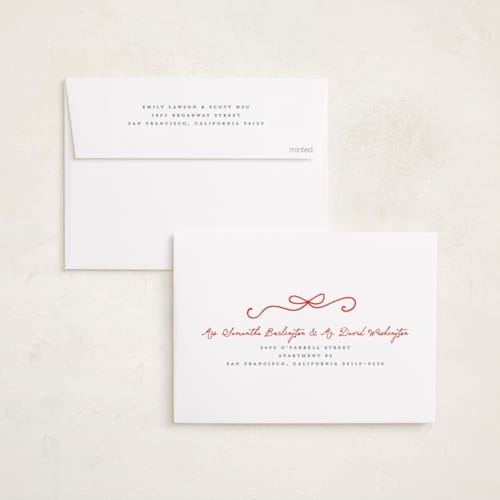 This is a holly berry photo christmas cards with standard by Susan Zinader called bow script printing on recycled smooth signature in standard