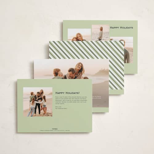 This is a jade photo christmas cards with standard by Sara Hicks Malone called dreamy printing on recycled smooth signature in standard
