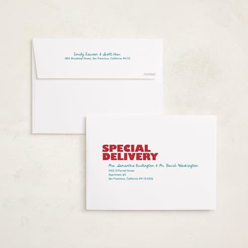 This is a glacier photo christmas cards with standard by chocomocacino called uguisu printing on recycled smooth signature in standard