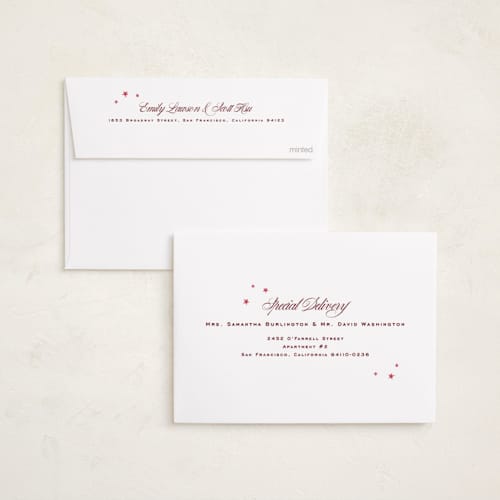 This is a fig photo christmas cards with standard by Alston Foster called holiday wonder printing on recycled smooth signature in standard