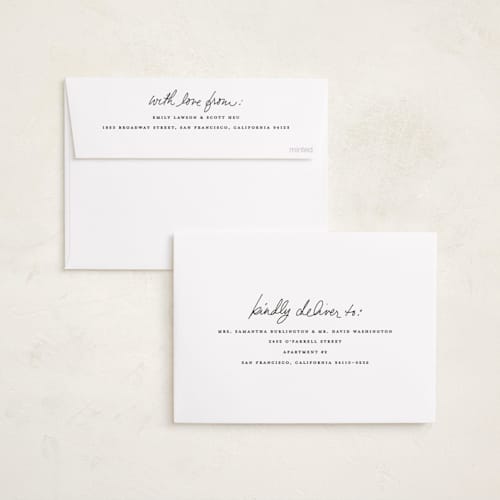 This is a snow photo christmas cards with standard by Up Up Creative called handwritten note printing on recycled smooth signature in standard