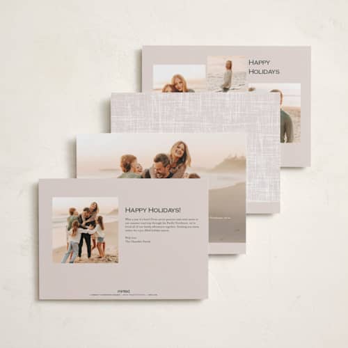 This is a cotton photo christmas cards with standard by chocomocacino called thiples printing on recycled smooth signature in standard