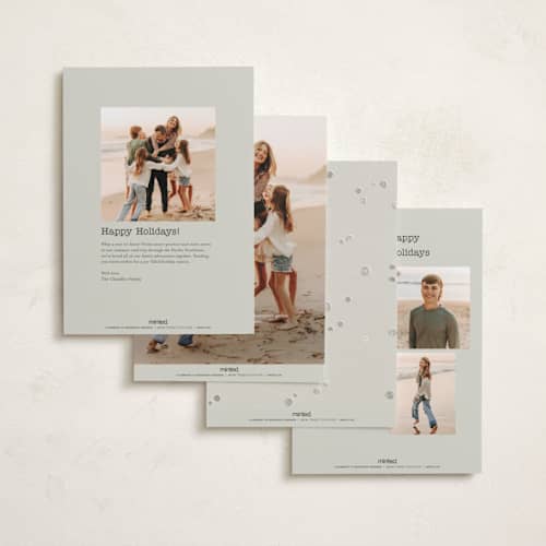 This is a cream photo christmas cards with standard by Anastasia Makarova called extra details printing on recycled smooth signature in standard