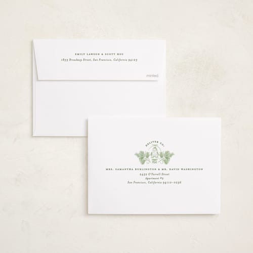 This is a pine photo christmas cards with standard by Corinne Malesic called ornament collection printing on recycled smooth signature in standard