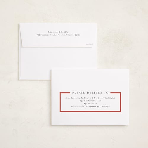 This is a persimmon photo christmas cards with standard by Chris Griffith called holiday feels printing on recycled smooth signature in standard