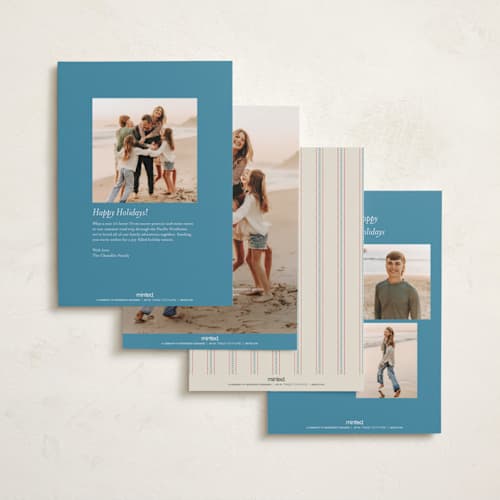 This is a ice photo christmas cards with standard by Erika Firm called saint moritz printing on recycled smooth signature in standard