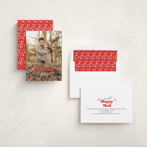 This is a jolly photo christmas cards with standard by Itsy Belle Studio called we tried. printing on recycled smooth signature in standard