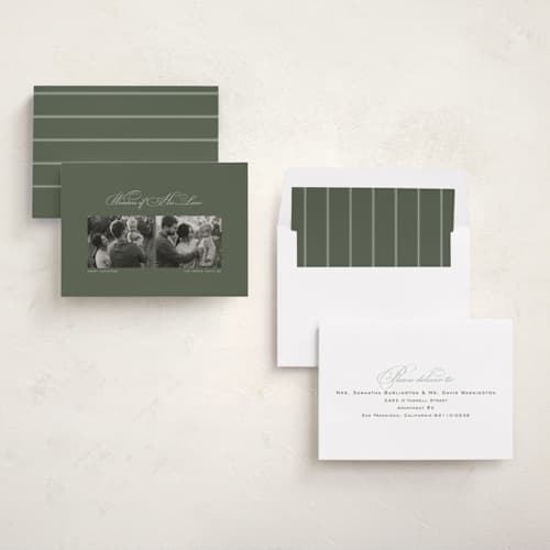 This is a pine photo christmas cards with standard by Lea Delaveris called wonder duo printing on recycled smooth signature in standard