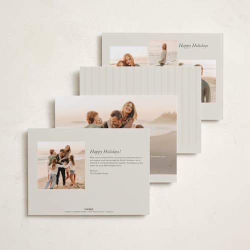 This is a eggnog photo christmas cards with standard by Brianne Larsen called glory to god border printing on recycled smooth signature in standard