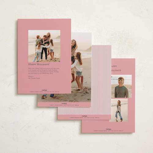 This is a sprinkles photo christmas cards with standard by Jackie Crawford called classic double frame printing on recycled smooth signature in standard