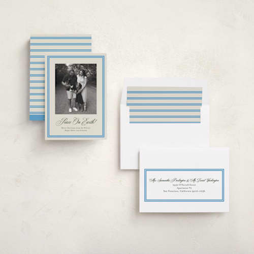 This is a pond photo christmas cards with standard by Megan Davis called bari printing on recycled smooth signature in standard