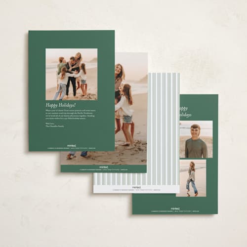 This is a emerald photo christmas cards with standard by Alston Foster called christmas glory printing on recycled smooth signature in standard