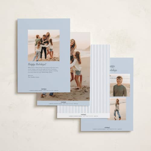 This is a frost photo christmas cards with standard by Alston Foster called christmas glory printing on recycled smooth signature in standard