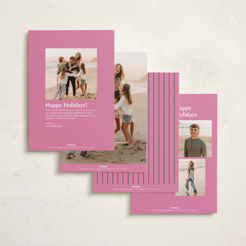 This is a candy photo christmas cards with standard by Baumbirdy called big peace printing on recycled smooth signature in standard