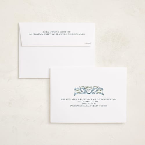 This is a blue jay photo christmas cards with standard by Paper Sun Studio called christmas gift printing on recycled smooth signature in standard