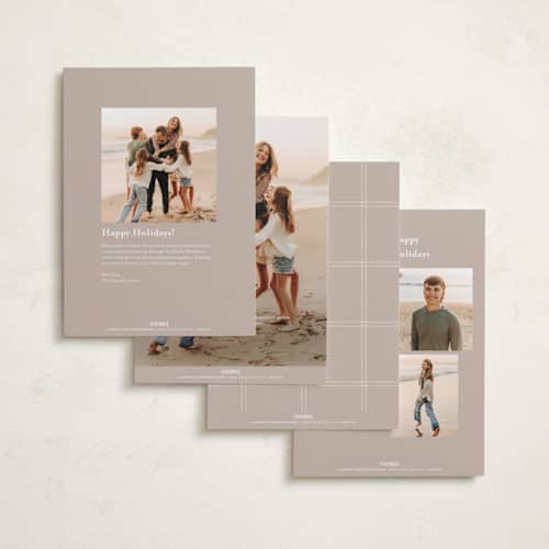 This is a eggnog photo christmas cards with standard by Leia Matt called keepsake script printing on recycled smooth signature in standard