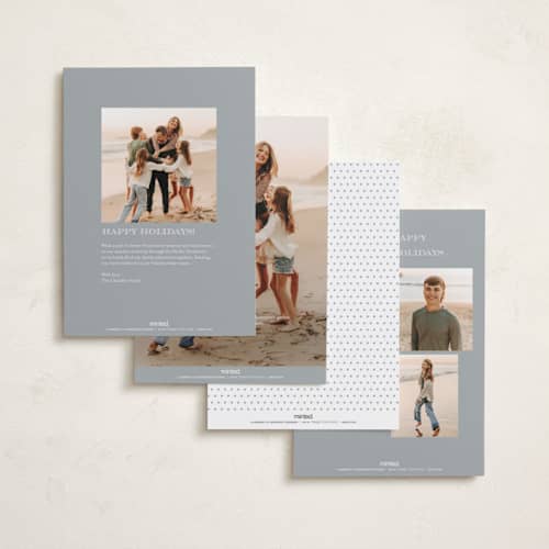 This is a sugar photo christmas cards with standard by Carolyn MacLaren called classic coast printing on recycled smooth signature in standard